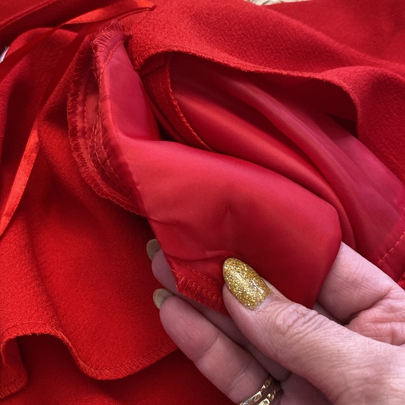 Danny & Nicole red women’s blazer jacket hook & eye closure plus size 24W - Picture 10 of 15